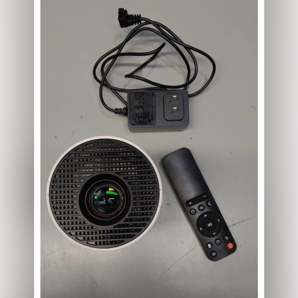 Amazon Black and White Portable Speaker with Remote